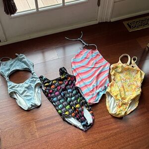 Vibrant Kids One Piece Swimsuit Collection bundle all 10/12